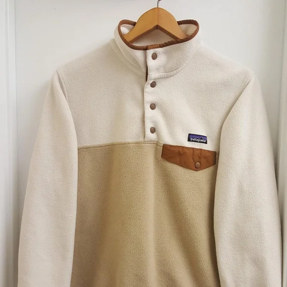 🤩cutest Patagonia synchilla fleece pullover size women's xs - Picture 3 of 4